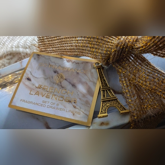 French Lavender Drawer Liners x5 NIB - Picture 2 of 6